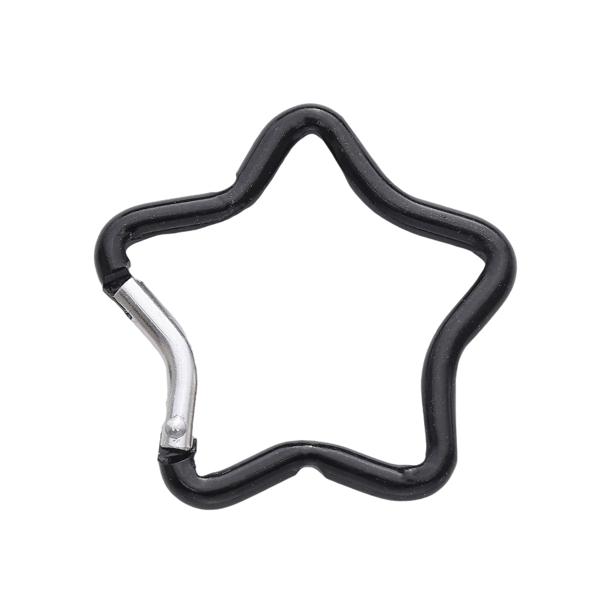 1 Pc Carabiner Rock Aluminum Mountain Buckle Star/Heart/D/Bone Shape Locking Clasp Keychain Multifunction Tools Jewelry Findi