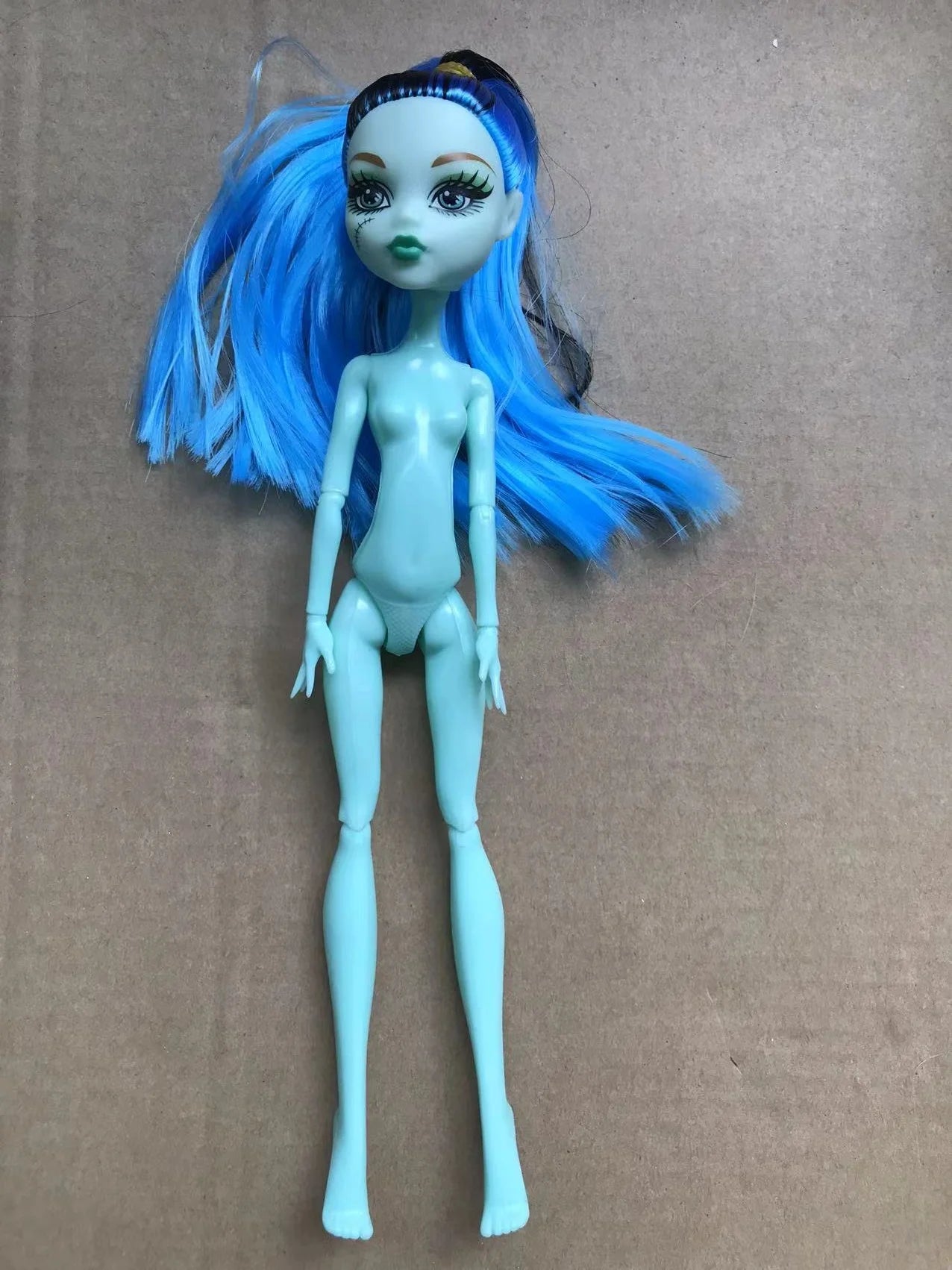 Multi-Joints Movable Doll Body Toy 23cm Doll Toy To Fit Many Heads White Green Brown Purple Monstering High Doll Body Cat hea