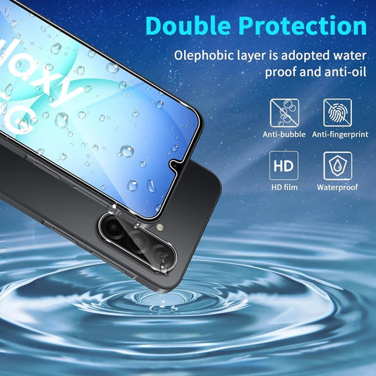 Tempered Glass For Samsung A16 A17 A18 A26 A27 A36 A37 A56 A57 Screen Protector Galaxy A55 A35 A15 A25 A24 Film A51 A52 A53 A