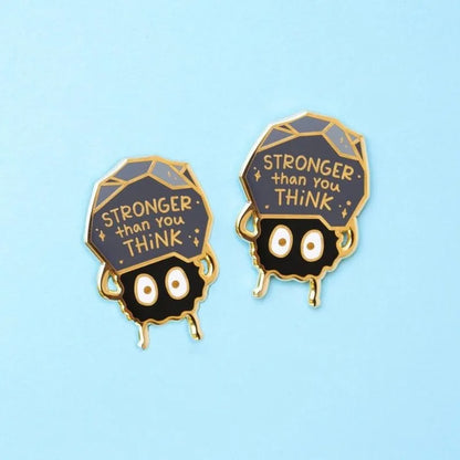 Stronger Than You Think Hard Enamel Pins Fashion Medals Ant Brooch Metal Lapel Pin Badge Backpack Accessories Jewelry Gift 20