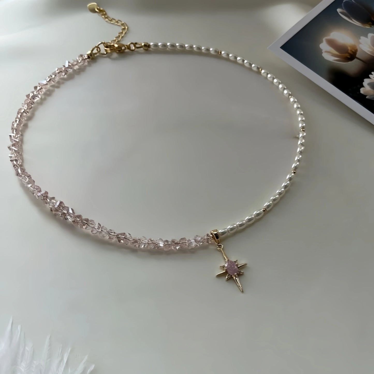 New Irregular Choker Vintage Tassels Zircon Heart Pendant Necklace For Women Female Geometric Baroque Transparent Crystal Cha