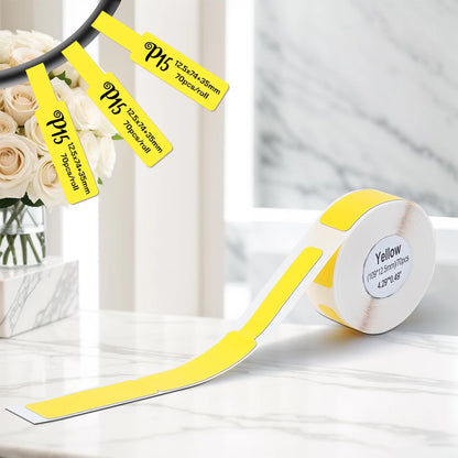 1PK Marklife P15 Printer Label Sticker 12x40mm 15x30mm 15x50mm Thermal Label Paper Compatible with P15 P12 P11 D30 Q30 Labele