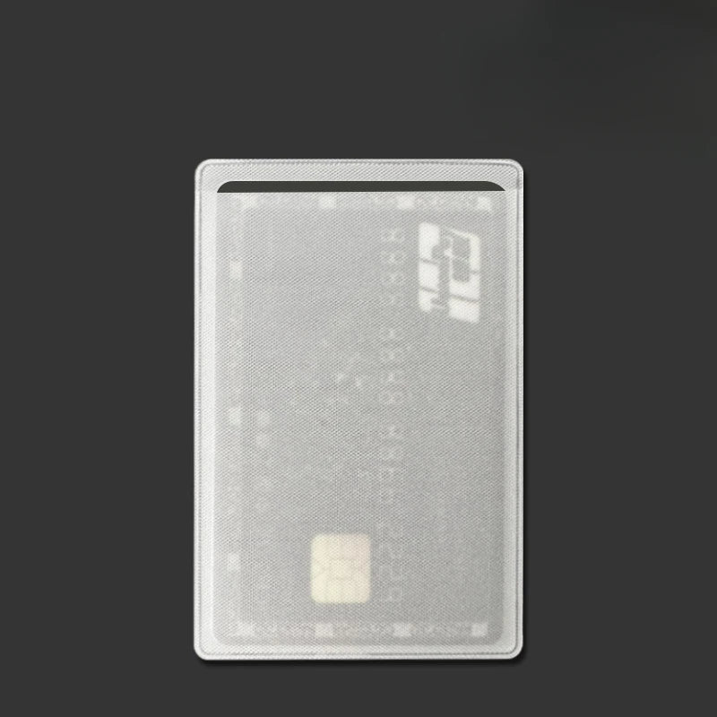 12PCS PVC Waterproof Transparent Card Holder Plastic Card id Holders Case To Protect Credit Cards Card Protector Cardholder B