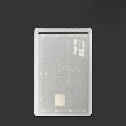 12PCS PVC Waterproof Transparent Card Holder Plastic Card id Holders Case To Protect Credit Cards Card Protector Cardholder B