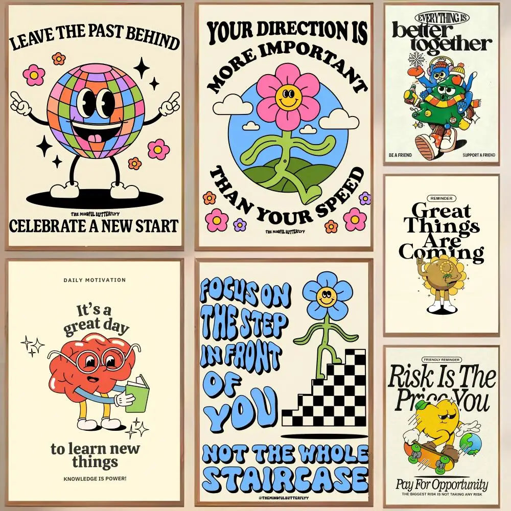 Funny A-Advertise Poster Modern and Elegant Wall Stickers for Home Decor Living Room Dormitory Wall Art