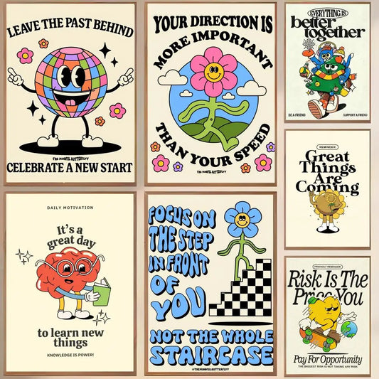 Funny A-Advertise Poster Modern and Elegant Wall Stickers for Home Decor Living Room Dormitory Wall Art
