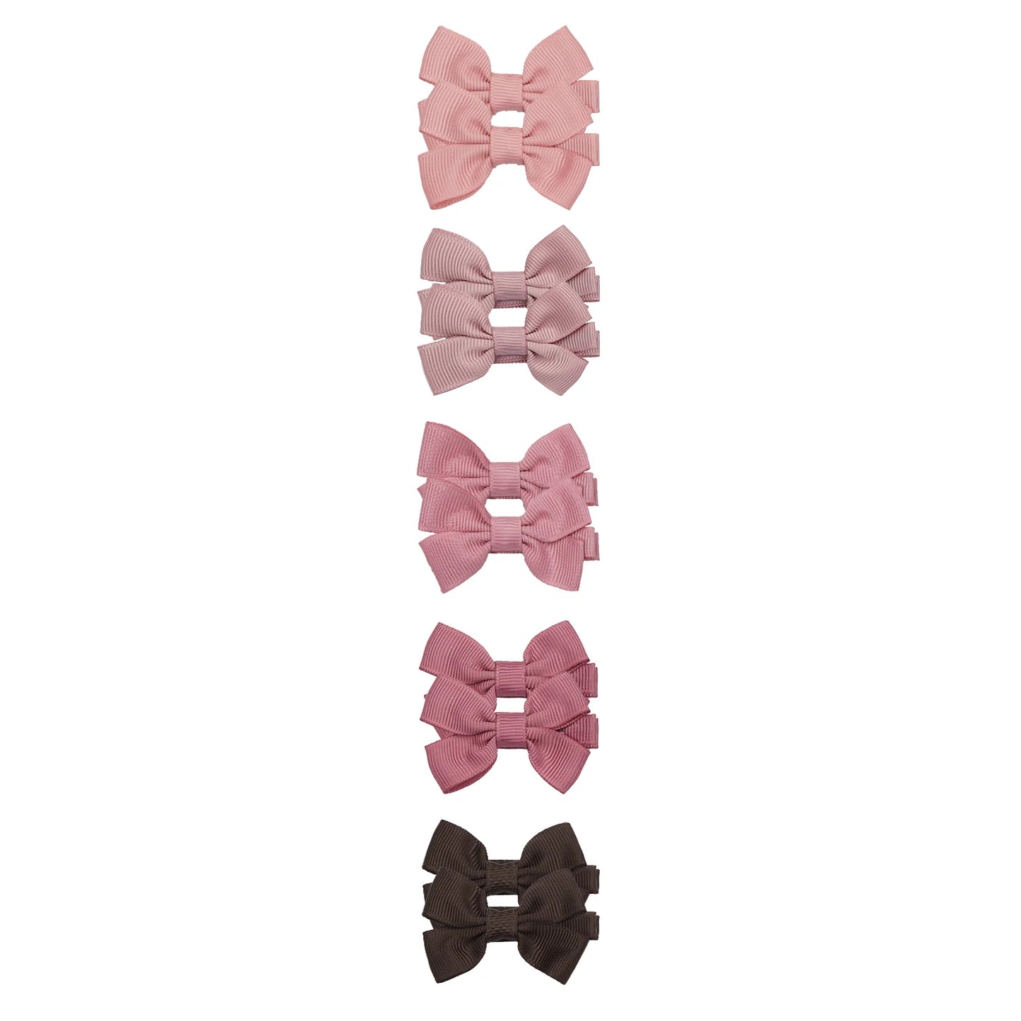 10/20/25/50pcs Baby Girls Hair Bows in Pairs 2'' Ribbon Bows Alligator Hair Clips Barrettes for Infants Toddlers Girls Kids -