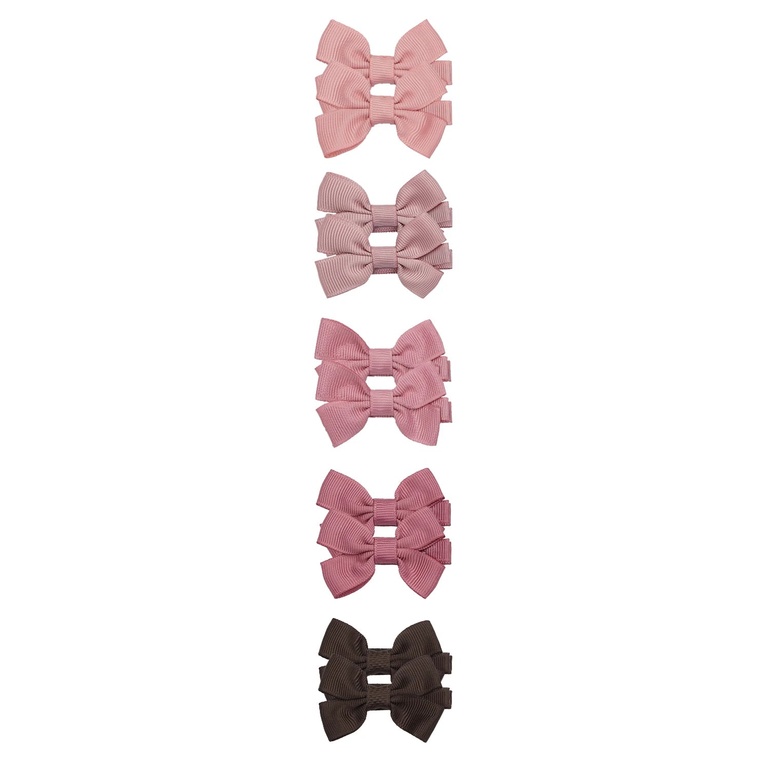 10/20/25/50pcs Baby Girls Hair Bows in Pairs 2'' Ribbon Bows Alligator Hair Clips Barrettes for Infants Toddlers Girls Kids -
