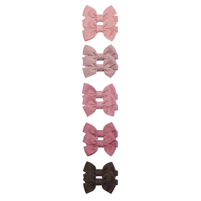 10/20/25/50pcs Baby Girls Hair Bows in Pairs 2'' Ribbon Bows Alligator Hair Clips Barrettes for Infants Toddlers Girls Kids