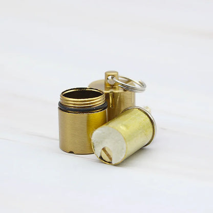 Outdoor Creative Mini Lighter Retro Keychain Pendant Cigar Cigarettes Smoking Accessories Lighters Funny Gadgets