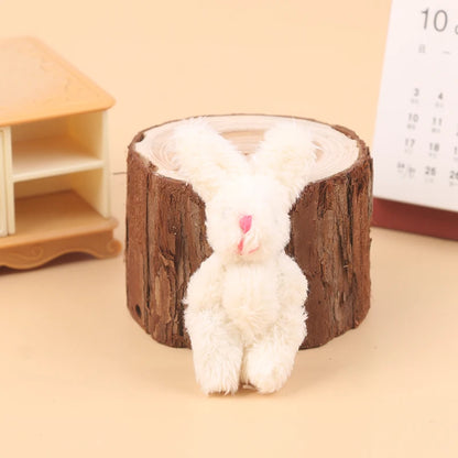 Limb Movable Forest Family Animal Figure Poodle Flocked Shaggy Figurine Dog Model Toy Dollhouse Miniatures Accessories For Ki