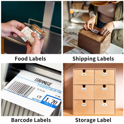 700pcs/Roll 40*20/40*30/50*30mm Print Supplies Thermal Label Sticker Paper Waterproof Supermarket Price Blank Label Direct Pr