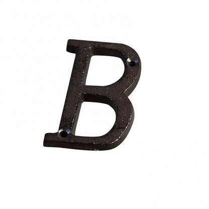 Antique Doorplate Address Numbers Apartment Street Address Plaque Retro Groceries Cast Iron Metal House Doorplate Letter Symb