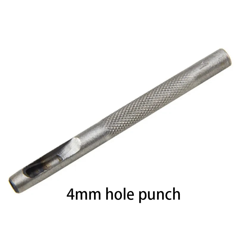 100sets 4mm Metal Eyelet and Eyelet Punch Die Tool Grommet DIY Manual Tools Kit Leather Craft Clothing Leather Belt Hat - 4mm