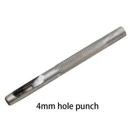 100sets 4mm Metal Eyelet and Eyelet Punch Die Tool Grommet DIY Manual Tools Kit Leather Craft Clothing Leather Belt Hat - 4mm