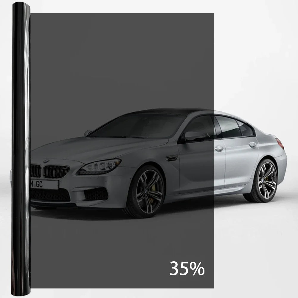 50cmx3/6m Car Window Privacy Tint Film Auto Vinyl Anti Look Glass Sticker Foils Ceramic Summer Solar UV Protector Mirror Film
