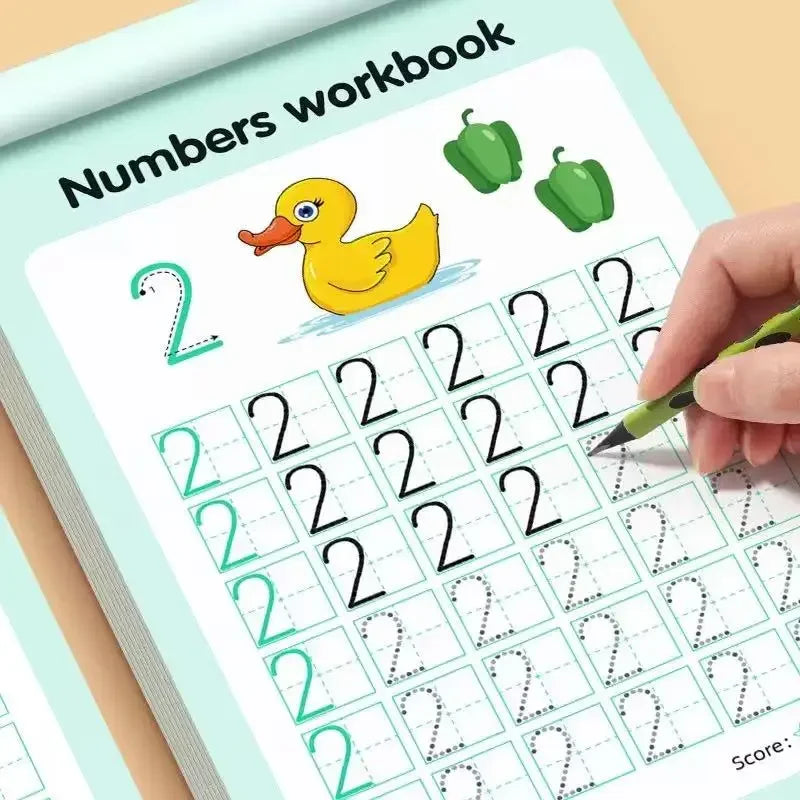 A Workbook for Tracing Numbers from 0-100: Handwriting Textbook Learning Math Book Writing For Kids
