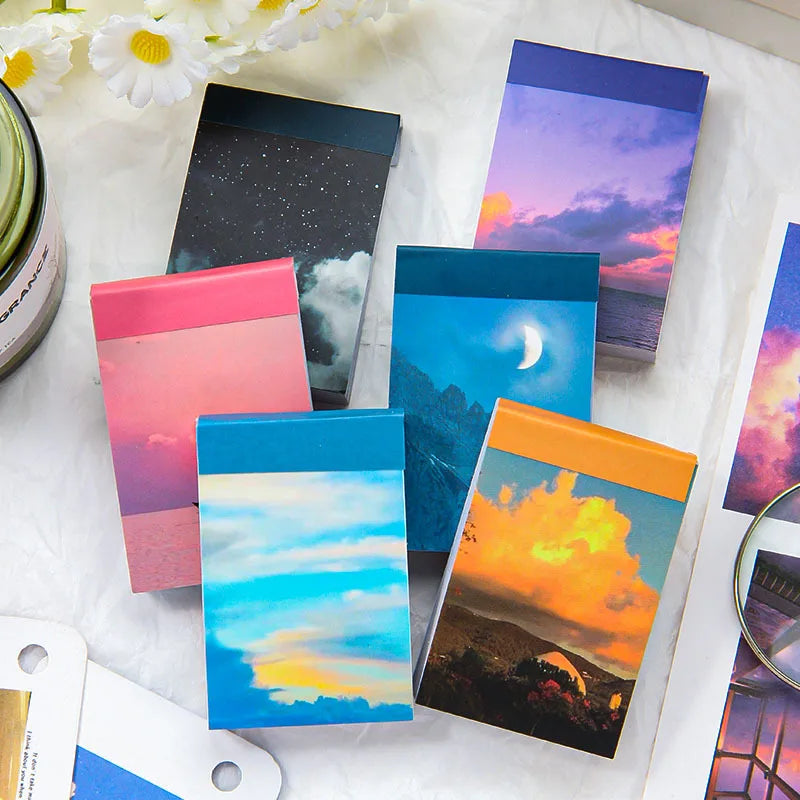 50 pcs/lot INS Starry Sky Stickers book Decorative Creativity Diary Scrapbooking material Junk Journal Supplies