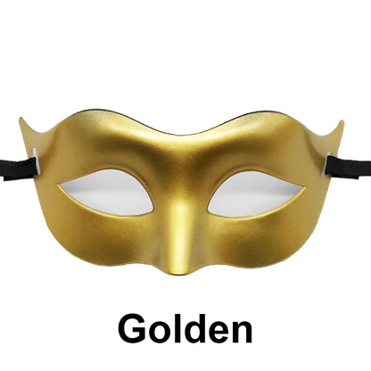 Women Man Sexy Gentleman Masquerade Mask Prom Mask Halloween Party Props Black White Retro Mask Plastic Half Face Cosplay Mas
