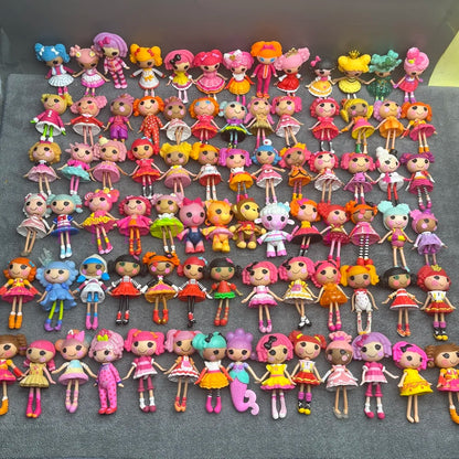 Original 8-10cm Can Choose Lalaloopsy Little Sister and Pet Dolls PVC Holiday Gift Collection Pvc Toys - Different 5Pcs