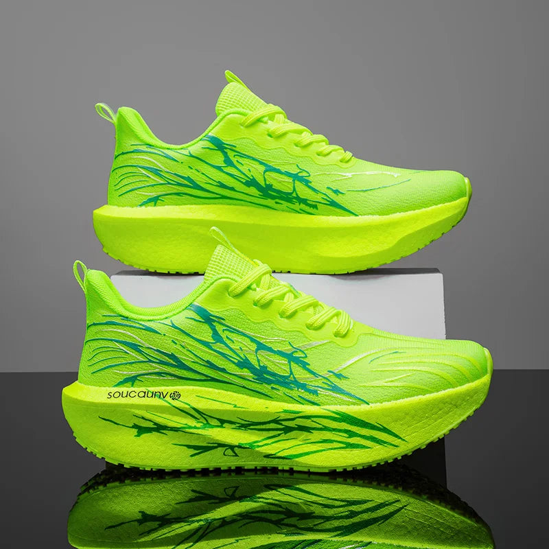 Marathon Running Shoes Men Carbon Board Speciality Sports Breathable Lightweight Women's Comfortable Athletic Nonskid Sneaker