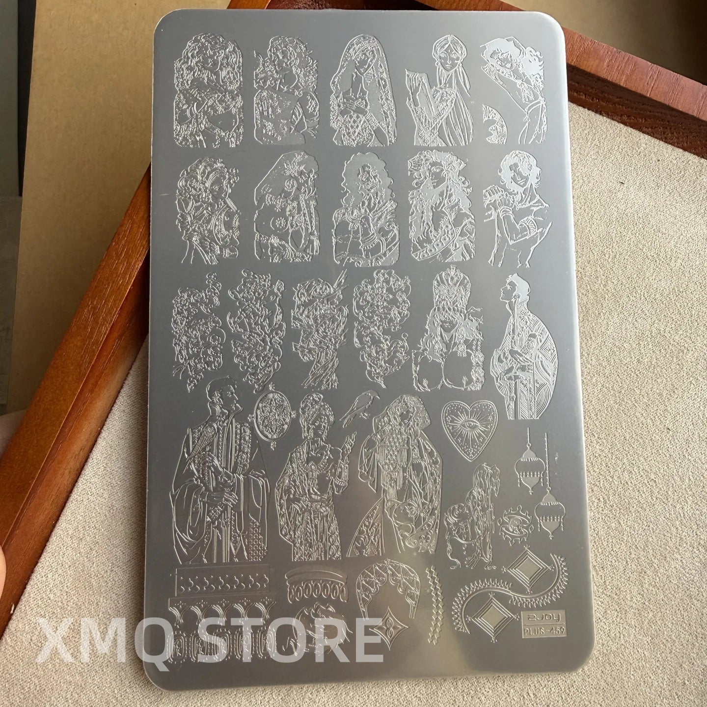 XMQ Nail Art Stamping Plates Handwriting Templates for Creative Design Manicure Tools