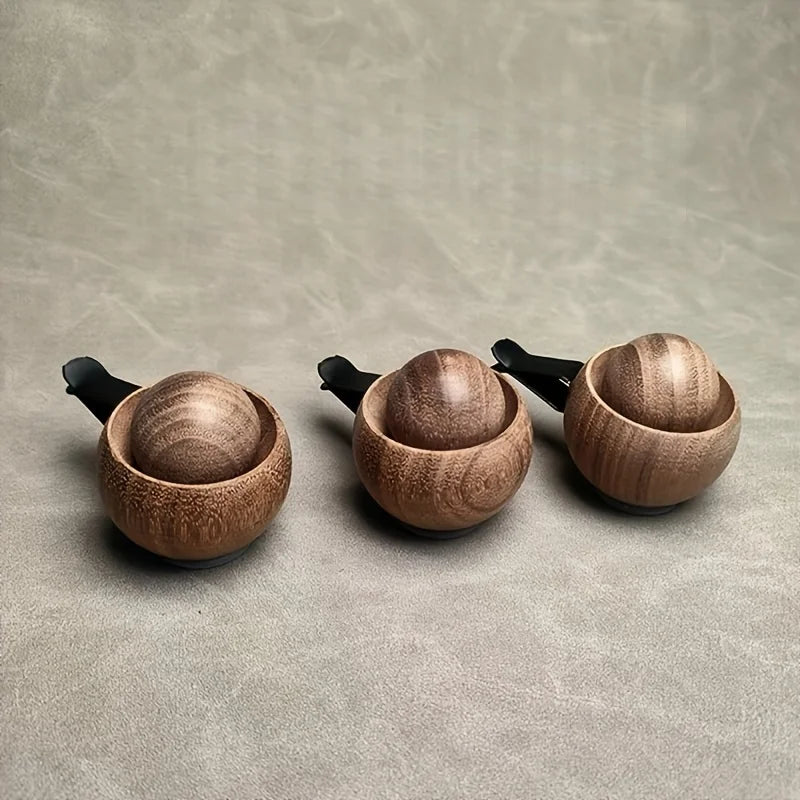 Car & Home Essential Oil Diffuser - Made of Wood Mini Cute Natural Fragrance Diffuser Suitable for Bedroom Living Room Bathro