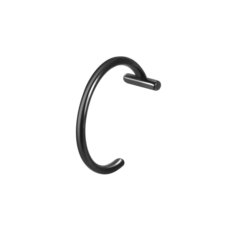 1PC Stainless Steel Fake Nose Ring Hoop Septum Rings Non-Pierced C Clip Lip Ring Earring Fake Nose Piercings Women Body Jewel