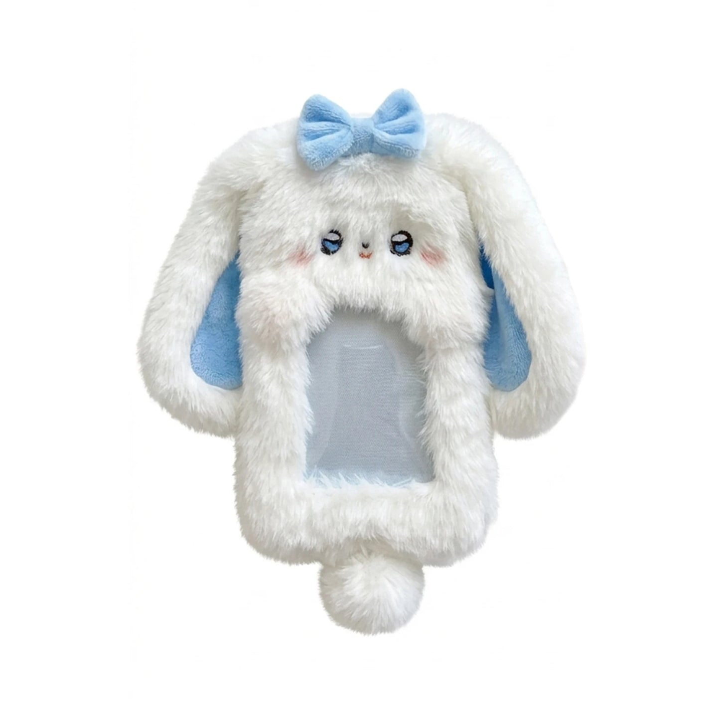 Cute Little Devil Plush Card Holder for Students Campus Photo ID Bus Card Display Pendant Pocket Card Protector Accessories -