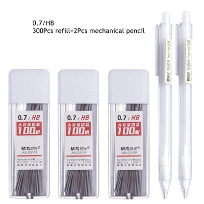 0.5/0.7mm Automatic Pencils Set HB/2B Refill Mechanical Pencil For Drawing Sketching Students School Supplies Cute Stationery