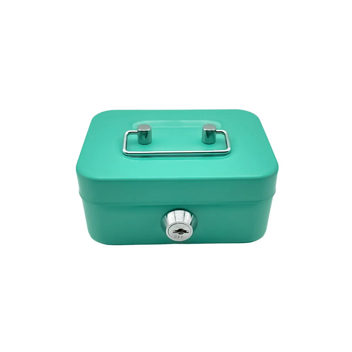 New creative portable piggy bank storage box small size with key storage box coin box with lock piggy bank