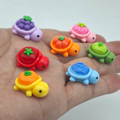 50/30PCS Cute Mini Ocean Resin Turtle Animals Tiny Sea Animals Figurines Marine Miniature Aquarium Ornaments Home Decorations