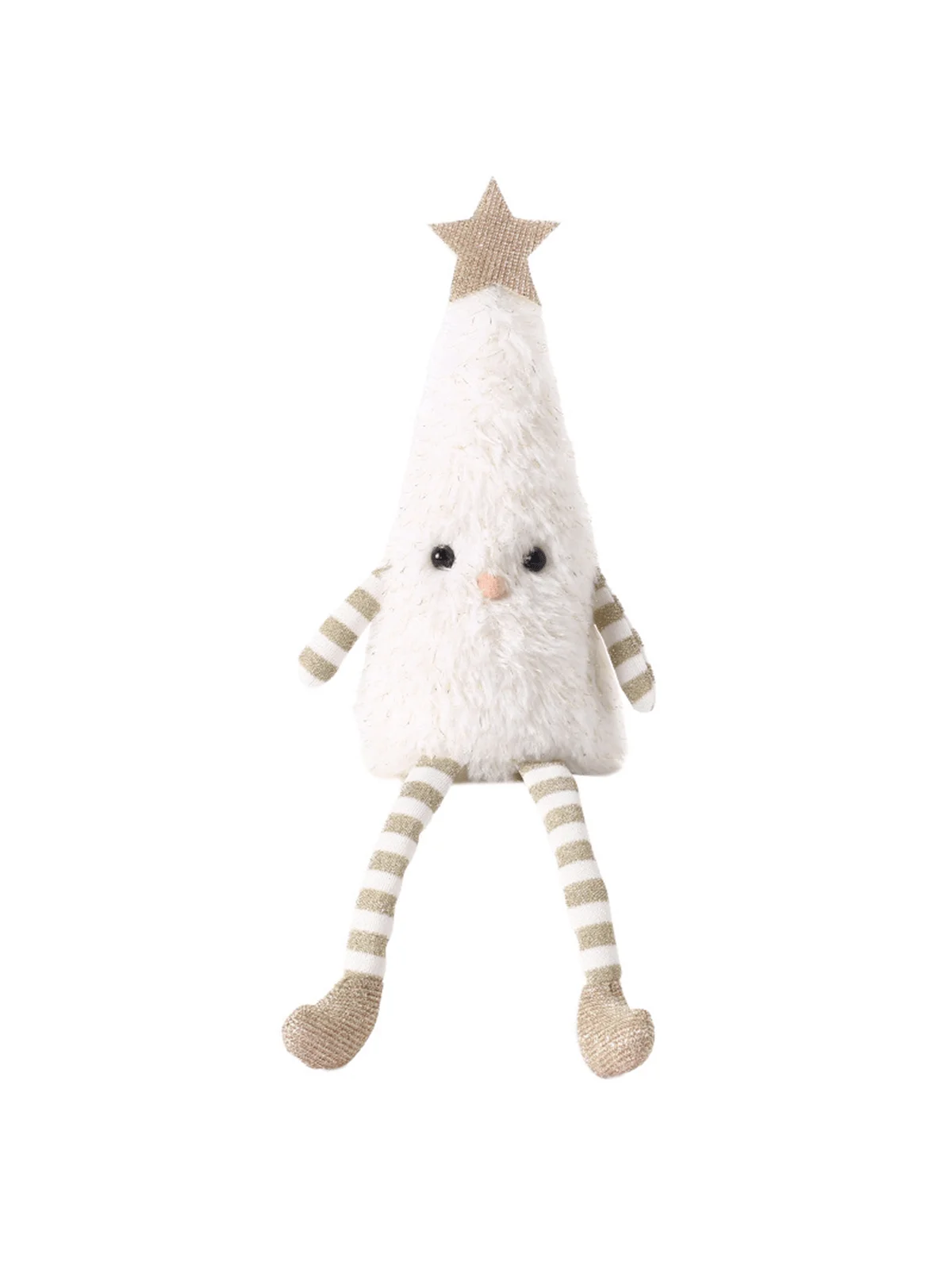 Christmas Decorations Cute Plush Christmas Tree Doll Home Party Doll Decoration - white