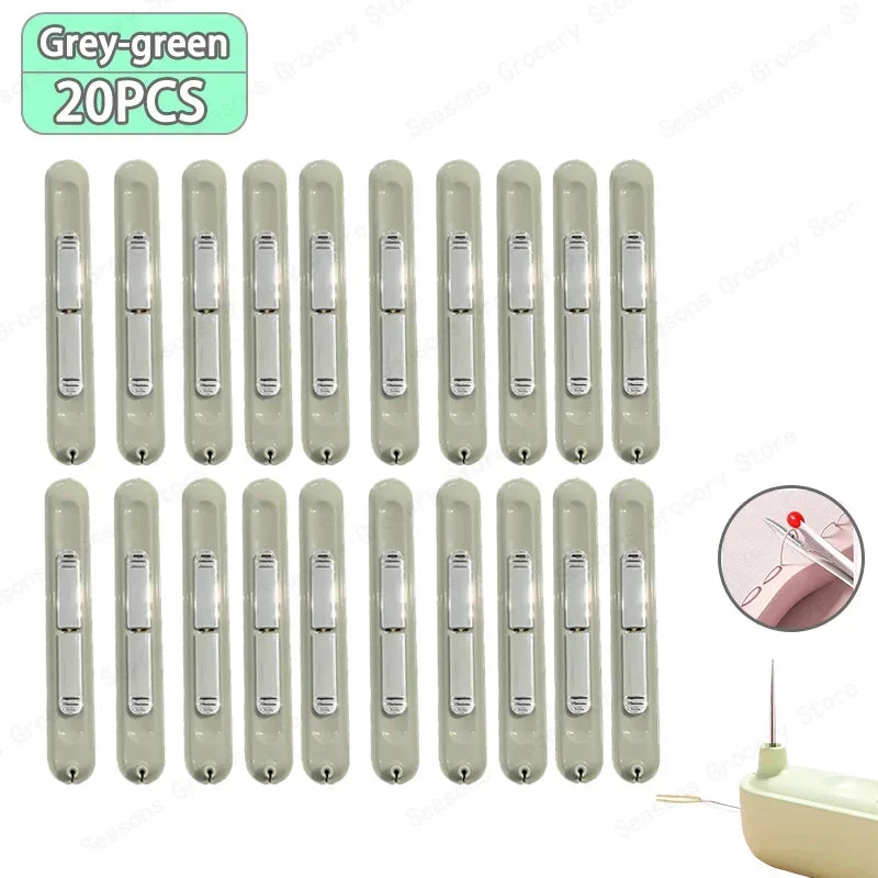 2 In 1 Needle Threader and Seam Ripper Tool Multifunctional Sewing Thread Remover Cross Stitch Crafting Accessories Easy Use 