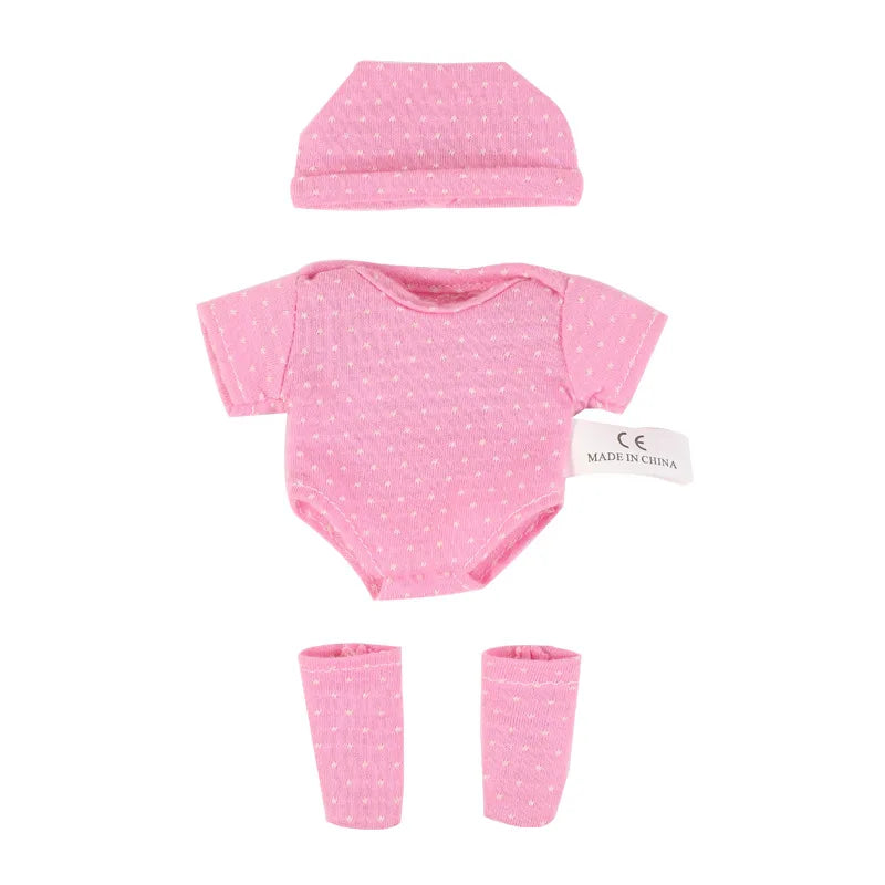 20cm Baby Dolls Clothes for DIY Toy Doll Accessories Suitable For 8inch Doll Sweater Jumpsuit Reborn Doll Clothes Accessories