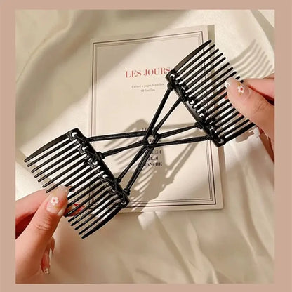 Vintage Creative Magic Hair Comb Elastic Rope Disc Hair Clip For Women Headwear Hair Comb Hair Clip Fashion Hair