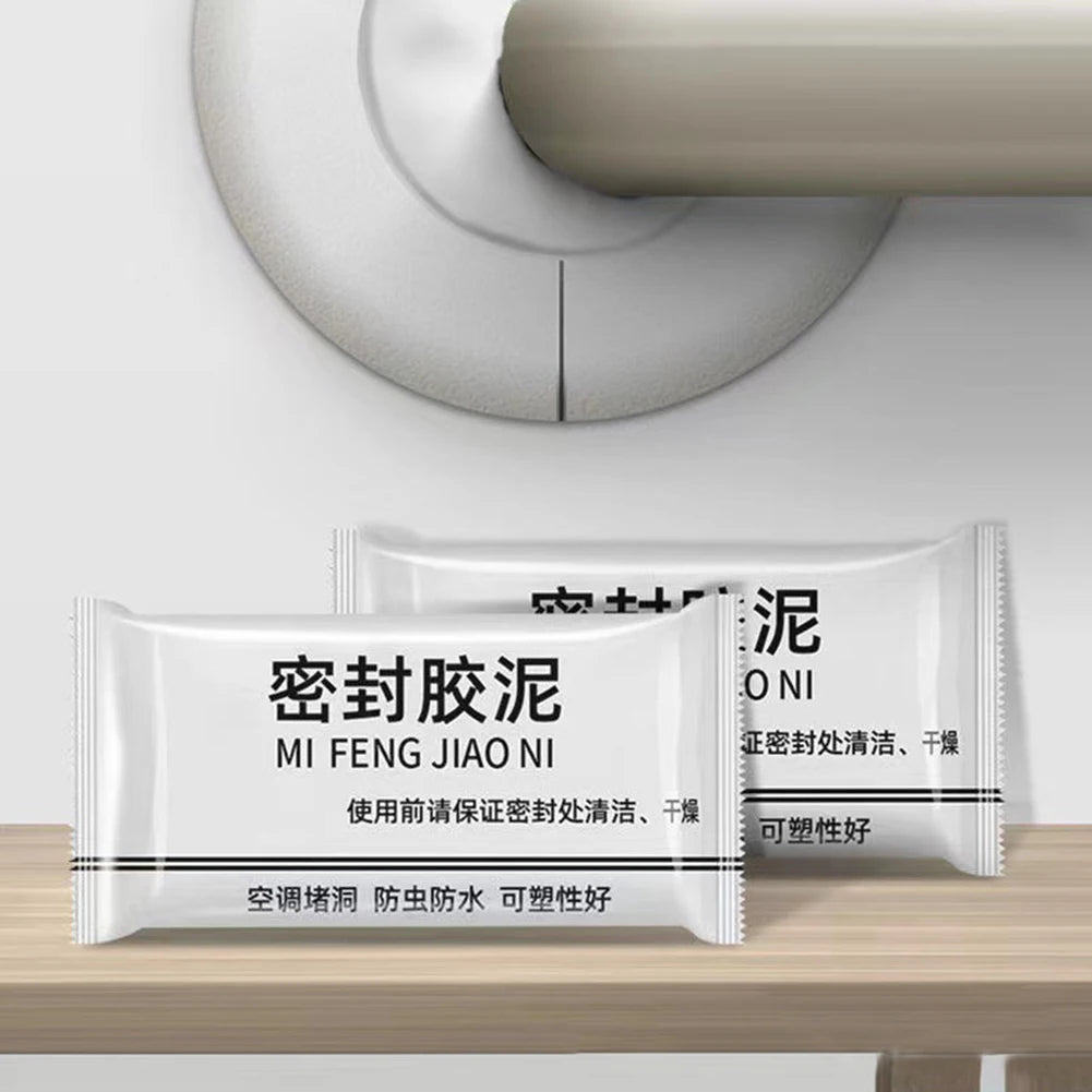 Wall Hole Sealing Cement Clay Sealant Cover Cracks Waterproof Repair Air Conditioning Hole Sewer Sealing Mending Plasticine