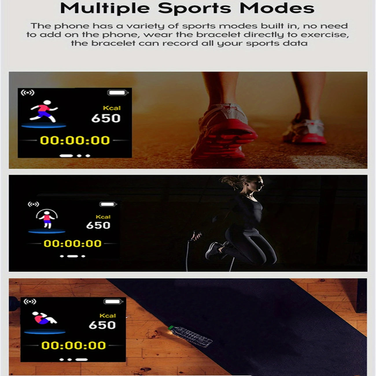 Sports Smartwatch Women Bracelet Men Smart Watch connected Music Control Player Fitness Step Sleep Monitor Y68 D20 Alarm Cloc