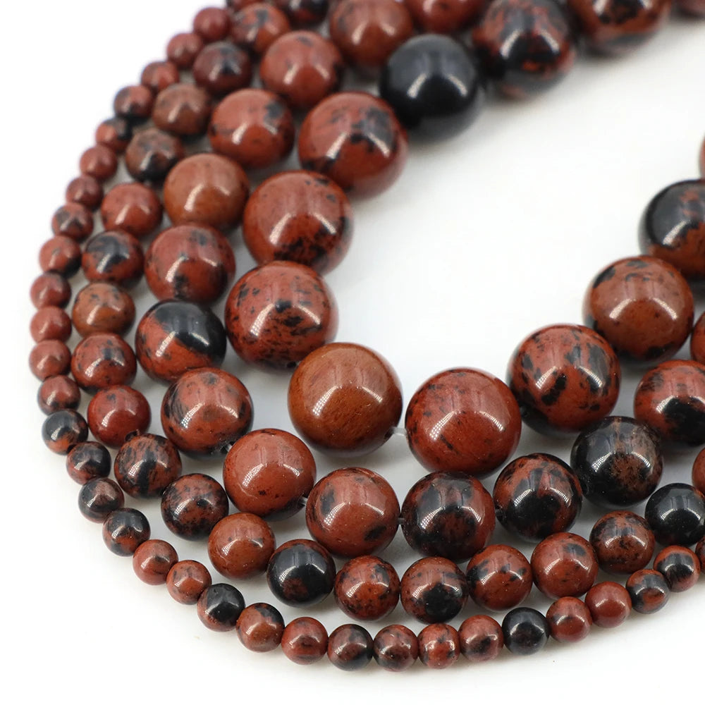Natural Stone Beads Blue Tiger Eye Crystal Amethyst Rose Quartz Gemstone Bead for Jewelry Making Bracelet Necklace 4/6/8/10MM