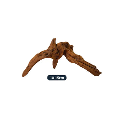 1PC Natural Sinkable Driftwood Aquarium Wood Decoration for Fish Tank Aquatic Plants Landscape - 10-15cm