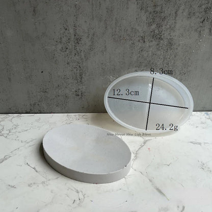 Soap Storage Tray Concrete Silicone Molds Square Soap Dish Plate Resin Epoxy Moulds Handmade Cement Plaster Soap Box Holder M