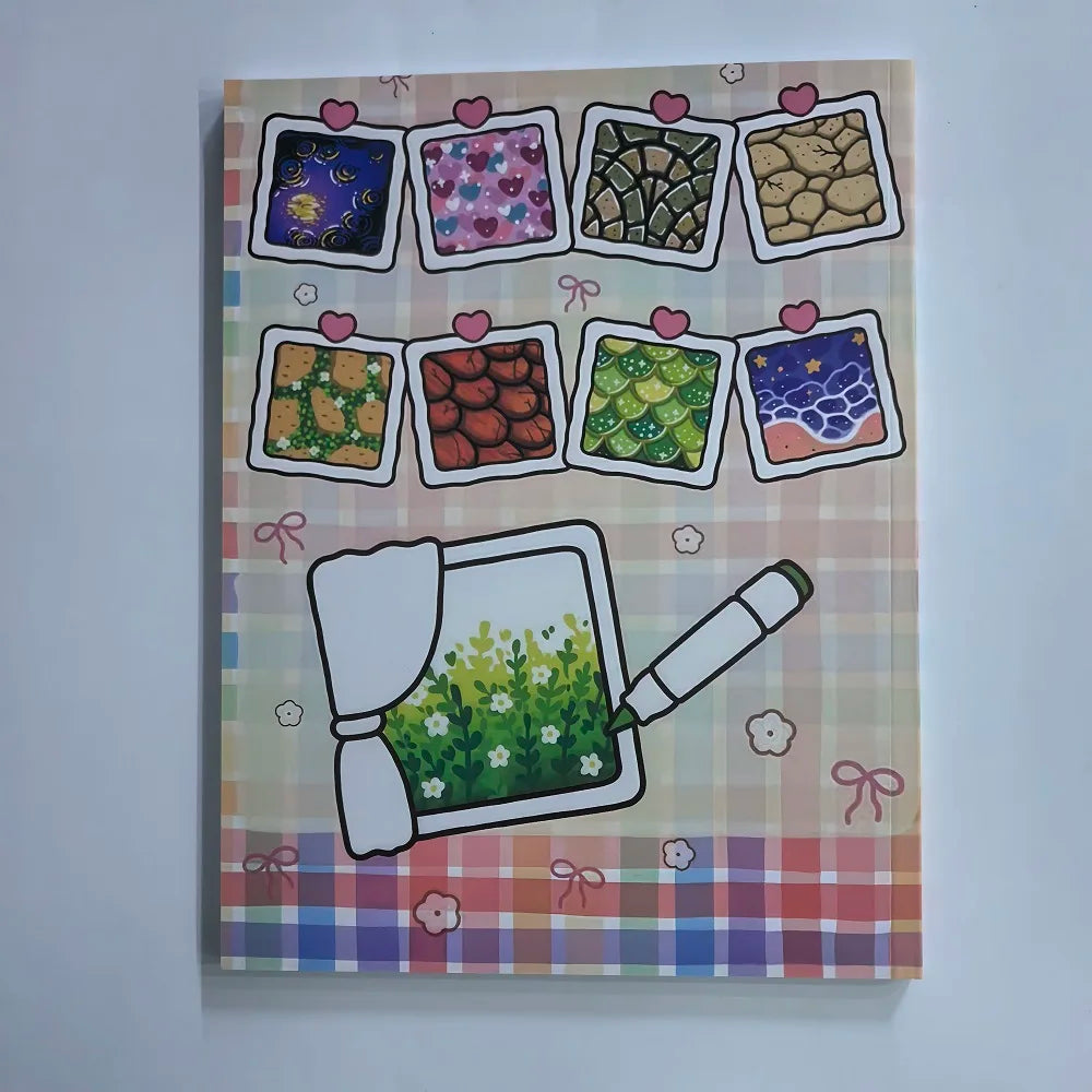 Coloring Book for Adults/Kids - How to Draw Patterns: Easy and Fun Step-by-Step Guide for Unique Creations,Cultivate imaginat