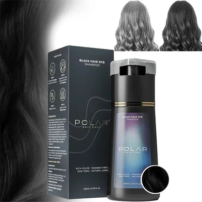 5 Colors Hair Dye Shampoo Black Hair Color Dye Hair Shampoo Cream Instant Dye Shampoo Men Women Moisturizing and Repairing Ha