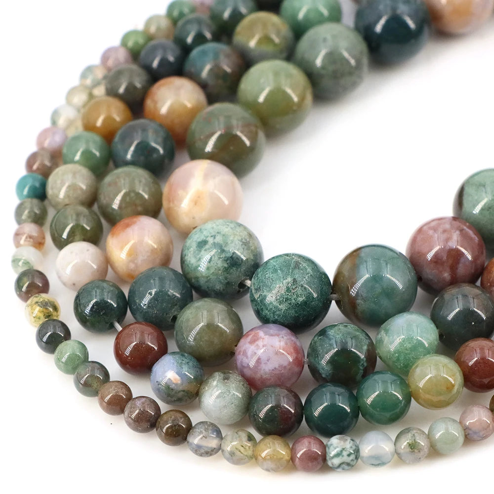 Natural Stone Beads Blue Tiger Eye Crystal Amethyst Rose Quartz Gemstone Bead for Jewelry Making Bracelet Necklace 4/6/8/10MM