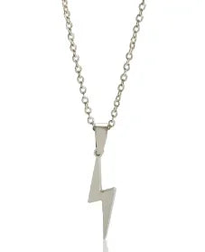 Square Pendants Delicate Stainless Steel Chain Pendant Necklace For Women Necklace - C54 Silver