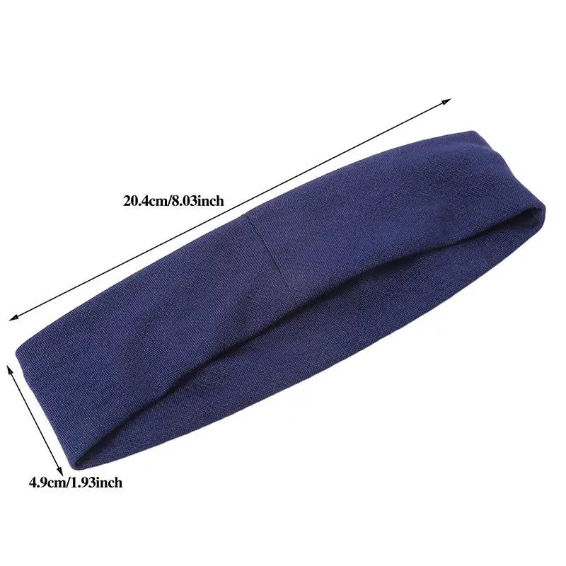 7PCS Elastic Sports Headbands For Women Stretchy Candy-Colored Hairbands Fashion Sweatbands For Fitness Yoga Running Cycling