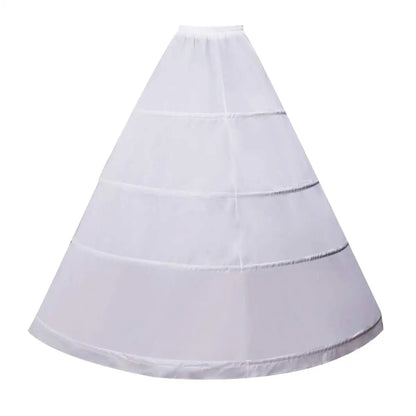 Bridal Wedding Petticoat Underskirt Ball Gown Crinoline Slip Underskirt Bridae Prom Dress Petticoats - 4 Hoops