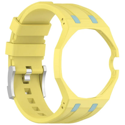 2-in-1 PC Case+Silicone Strap for Swatch X AP Royal Pop Pocket Watch Change To Wristwatch Integrated Modification Accessories