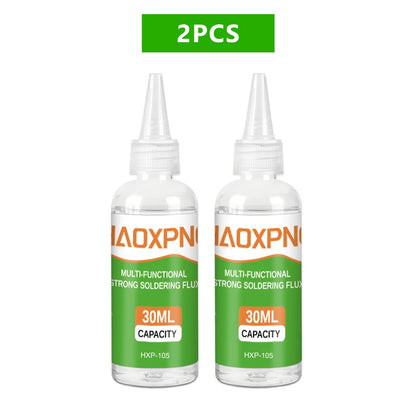 Liquid Flux/No Cleaning Required/Liquid Flux for Soldering/SMD/BGA/IC/PCB Repair - HXP-105-2PC