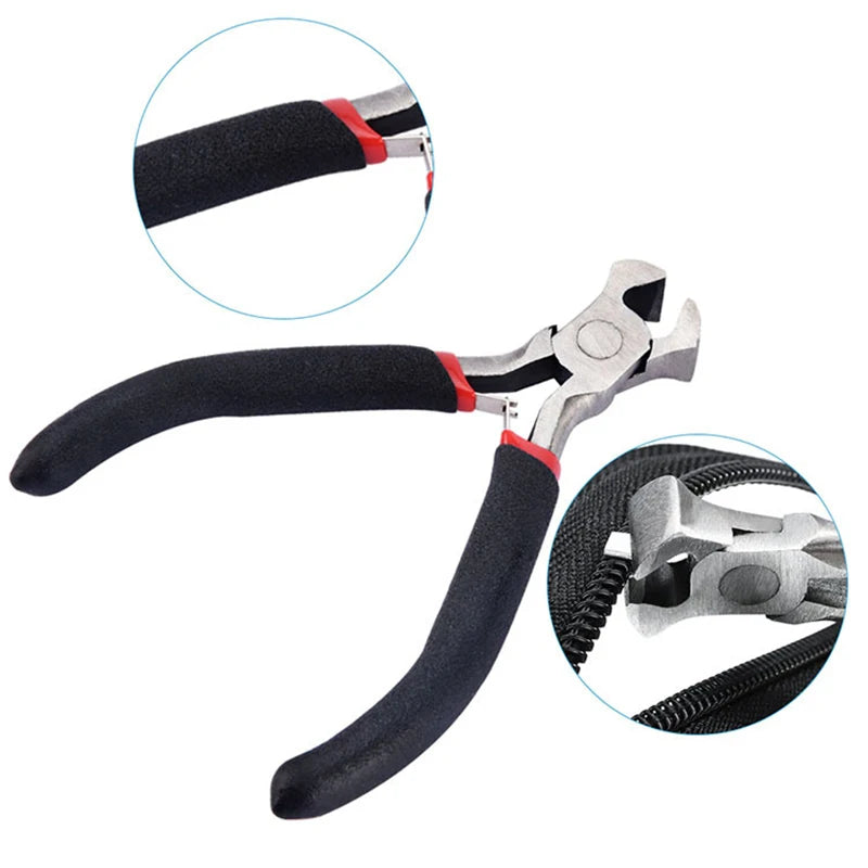 85Pcs/set Zipper Repair Kit Easy Fix Zipper Slider Head Puller Closure Universal Replacement Broken/Wearable Household Remova